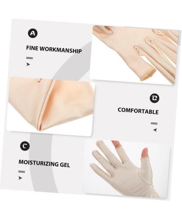 FRCOLOR 1 Pair Ladies Sun Protection Gloves Womens Glives Half Finger Gloves Summer Gloves Anti Gloves Light Gloves - Resistant Gloves Sun Gloves Manicure Miss Nail Lamp Cloth - Buy Online on GoSupps.com