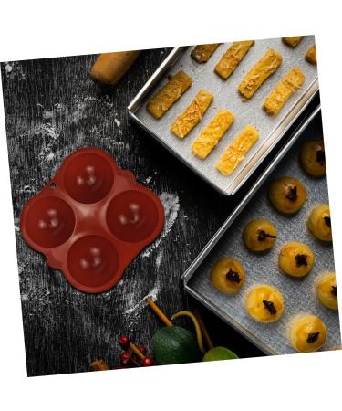 Milisten 2pcs Cake Mold Semicircle for Chocolate Dome Mousse Cupcake Pan Half Sphere Silicone Molds for Soap Round Cake Pan Red Handmade Soap Food Grade Silicone Pudding Mold - Buy Online on GoSupps.com