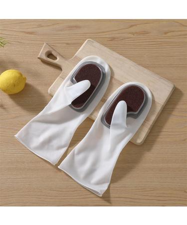 SEPTAM Cleaning Gloves Latex Gloves Dish Washing Brush Waterproof Kitchen Gloves House Cleaning Tools - Buy Online on GoSupps.com