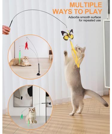 Best Intelligence Toys for Cats | Interactive Fishing Toys with Suction Cup - Buy Online on GoSupps.com