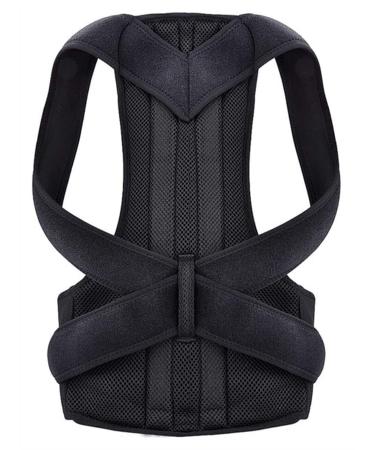 Posture Correction Belt for Men and Women Back Brace Support Straightener Shoulder Upright Support Trainer Waist Straps for Pain Relief Sciatica (Color : Red Size : X-Small) (Blue Medium) (Black XX Black XXX