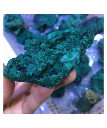 Natural Crystal Rough 200-300g Beautiful Natural Malachite Specimen Rough Gemstone Reiki Healing Crystals for Collection&Home Decoration