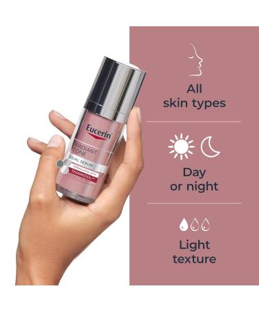 Eucerin Radiant Tone Dual Serum Dark Spot Corrector Dark Spot Serum with Thiamidol and Hyaluronic Acid Helps Visibly Reduce the Look of Persistent Dark Spots 1 Fl Oz Bottle - Buy Online on GoSupps.com