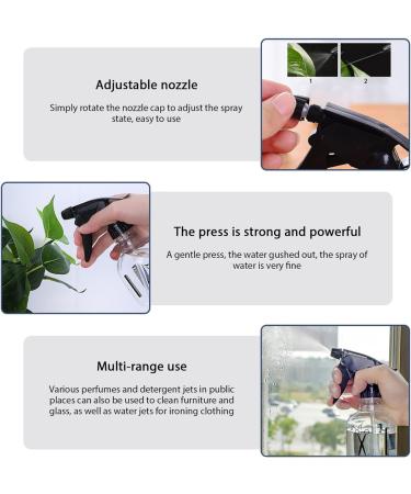eurNhrN Water Spray Bottle for Hair 250ml Leak Proof Hair Spray Bottle with 2 Spray Mode Clear Refillable Empty Mist Spray Bottle for Cutting Hair Cleaning Plant Salon Accessories - Buy Online on GoSupps.com