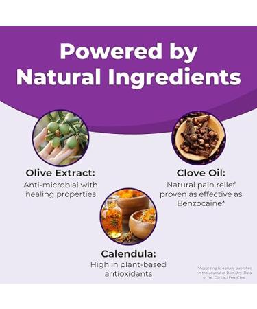 Mouth Sore Relief, Made with All-Natural Ingredients Including Olive Oil, Calendula, Beeswax, Clove Essential Oil, and Cinnamon Oil, Gluten-Free - 0.42 oz - Buy Online on GoSupps.com