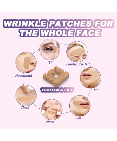 Face Tape for Wrinkles Sfuchin Wrinkle Patches 160 PCS Kinesiology Tape for Face Multifunctional Pre Cut Face Lift Tape for Forehead 11 s Eyes Smile Lines Chin High Elastic Facial Tape - Buy Online on GoSupps.com