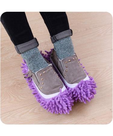 Mop Slippers Shoes Cover Multi Function Dust Floor Home Cleaning Mopping Shoes Soft Washable Reusable Slippers Floor Cleaning Shoes for Bathroom Office Kitchen House Cleaning Superior Quality and Creative - Buy Online on GoSupps.com