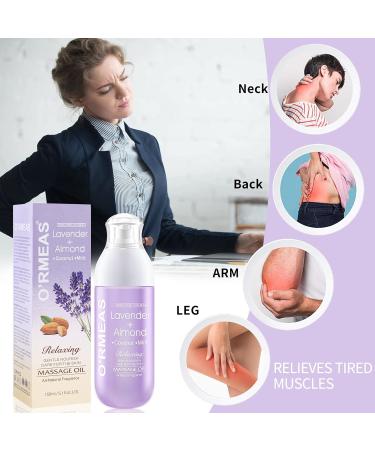 Massage Oil For Warming Relaxing Joint Pain Relief Sensual Massage Oil Lavender Almond Peppermint And Coconut Massage Oils For Massage Therapy Moisturizing Body Oil For Men And Women 5.1 Fl.Oz - Buy Online on GoSupps.com