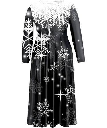 Hanxiulin Black Christmas Sweater Dress Slim Fit Mini Party Dress for Winter Festivities | Perfect Holiday Gift - Buy Online on GoSupps.com