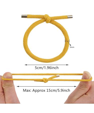 56-Piece Knotted Hair Ties - Ponytail Holders for Women & Girls in 14 Colors - Buy Online on GoSupps.com