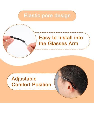 Thinp 7 Pairs Anti-Slip Silicone Glasses Ear Handles - Prevent Sliding & Enhance Comfort | Ideal for Eyewear - Buy Online on GoSupps.com