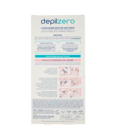 Depilzero Epilator Strips for Legs & Arms - 20 Strips + 4 Wipes | Effective Hair Removal Smooth Skin - Buy Online on GoSupps.com
