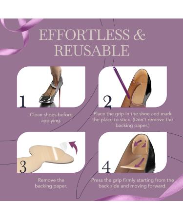 Comfortable Heel Cushion Insoles for Heel Spurs - Gel Inserts for Large Shoes Women s High Heels & Pumps (4 Pairs) - Buy Online on GoSupps.com