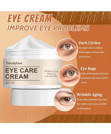 Trendyfave Eye Cream Anti Aging Eye Cream For Dark Circles And Puffy Eyes Moisturising Eye Tightening Cream Under Eye Cream Fade Fine Lines Tight Reduce Eye Bags - Buy Online on GoSupps.com