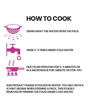 Organic Keto Konjac Slim Pasta - Carb-Free Noodles | Shirataki Fettuccine & Spaghetti - Gluten-Free Rice | Ready to Eat (200g) Pack of 6 - Buy Online on GoSupps.com