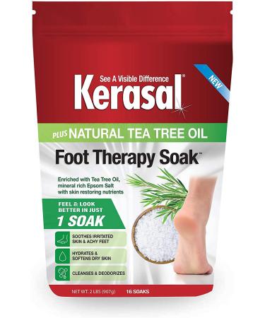 Kerasal Foot Therapy Soak Plus Natural Tea Tree Oil 2 lbs (907 g)