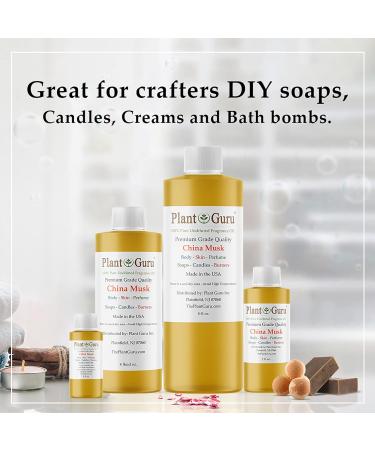 Plant Guru China Musk Fragrance Oil 4 fl. oz - Perfect for DIY Soap Candles Bath Bombs & Aromatherapy | International Shipping - Buy Online on GoSupps.com