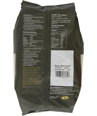 Doves Farm Doves Farm Organic Brown Rice Fusilli | 2 x 500g - Buy Online on GoSupps.com