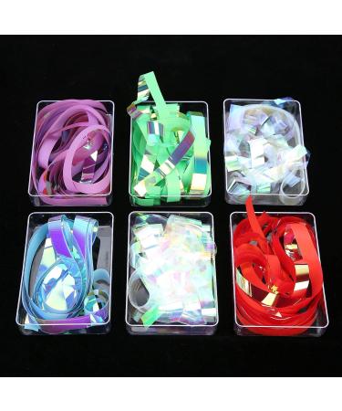 Nail Art Cellophane Fashionable Nail Glass Paper Safe Eco-friendly Non-toxic 6 Box for Home Use Professional Nail Salon - Buy Online on GoSupps.com