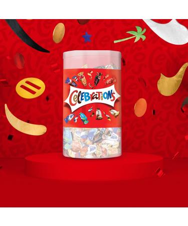 Celebrations Blister Box - Mini Chocolate Bar Mix | Large 1.4kg Pack | Perfect Party Gift | 160 Chocolates - Buy Online on GoSupps.com