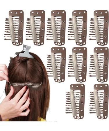 Chunni Dupatta Clip - 10 PCS Hair Extension Clips 10 Teeth Wig Snap Clips Chunni Grip Hair Clip Reusable Chunni Clips Strong Snap Hair Clips Portable Wig Clips Gifts - Buy Online on GoSupps.com