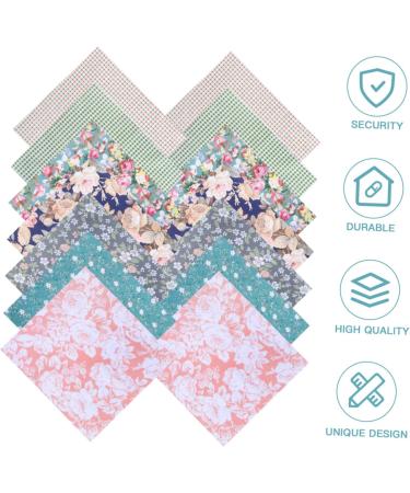 Operitacx 28 pcs Cloth Theme Material Exquisite Fabric Diy Patchwork Cotton Hawaiian Patch Style Crafts 25x25cmx2pcs Assorted Colorx2pcs - Buy Online on GoSupps.com