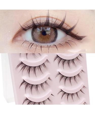 5 Pairs Curled False Eyelashes - Easy to Apply Non-Irritating Cluster Extension Lashes - Buy Online on GoSupps.com