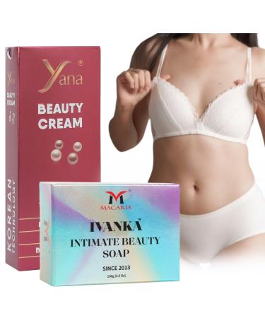 Yana Cosmetics Pvt ltd Yana Beauty Intimate Private Parts Lightening & Brightening Night Cream For Men & women with Ivanka Intimate Beauty Private Parts Whitening Soap