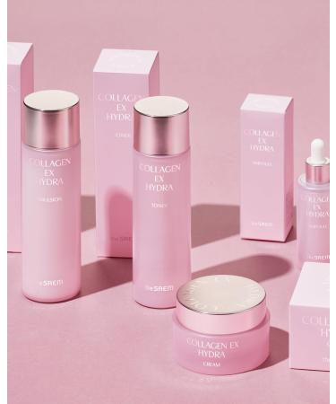 THESAEM Collagen EX Hydra Ampoule | Hydrating Face Serum with Collagen Ceramide Olive Oil & Squalane for Smooth Nourished Skin - 1.01 fl.oz - Buy Online on GoSupps.com