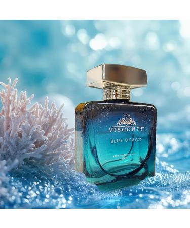 Viscont../i Blue Ocean Perfume For Men Eau De Parfum Aquatic Fragrance with Citrus Fruity Musk & Cedarwood Long Lasting Scent and Anti-Stain Luxury Perfumes Outing & Sports 100 ml - Buy Online on GoSupps.com