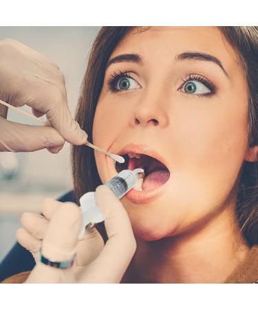 Tonsil Stone Removal Set - 4 Stainless Steel Tools, 100 Swabs, and Irrigator Syringe for Bad Breath Relief - Buy Online on GoSupps.com