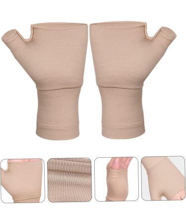 Buy Healvian Fingerless Mittens - Thumb Support Sleeve & Carpal Tunnel Relief - 3 Pairs Warm Wristband - Buy Online on GoSupps.com