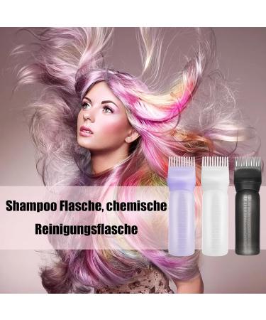 HHZZXCDH 3-Piece Hair Dye Applicator Set | Color Bottles Brushes & Shampoo Bottle for Easy Hair Coloring | Essential Hair Tools - Buy Online on GoSupps.com