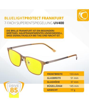 Prisma Frankfurt Drive 85 Blue Light Glasses for Drivers - Day & Night Signal Light FF923D 04 | International Shipping - Buy Online on GoSupps.com