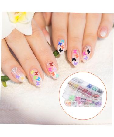 FRCOLOR 20 Boxes Nail Art Sequins Accessories Glitter Nail Stickers Accessories for Girls Sunflower Nail Art 3d Star Nail Decals Nail Art Transfer Decor Plastic Patch Manicure - Buy Online on GoSupps.com