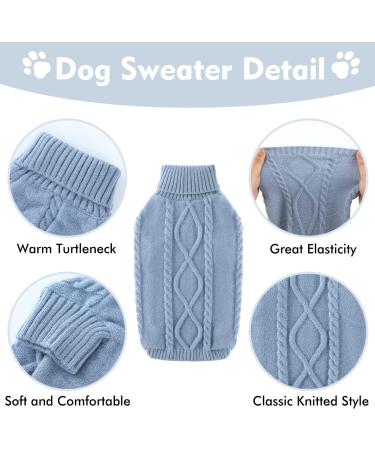 Warm Wool Pet Sweater for Small & Medium Dogs | Stylish Knitted Dog Coats & Vests - Winter Clothing for Chihuahuas Bulldogs & More - Buy Online on GoSupps.com