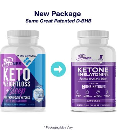 Real Ketones PM Night Time - Exogenous Keto BHB Pills with Melatonin - 2,000mg D-BHB - 30 Servings - Bed Time Ketosis & Sleep Support - Men & Women - Pack of 2 - Buy Online on GoSupps.com