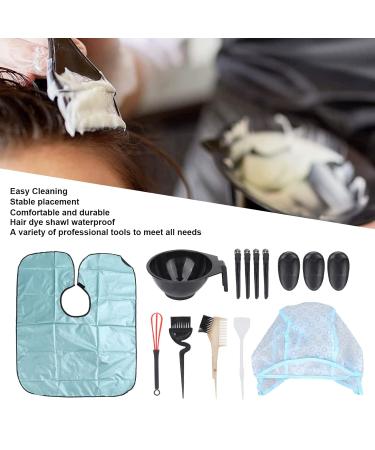 14-Piece Hair Dye Set for DIY Salon Coloring - Complete Kit with Bowls Brushes Clips & Accessories - Buy Online on GoSupps.com