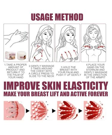 Breast Augmentation & Tightening Cream | Improve Elasticity & Lift | Skin-Calming Massage for Women - Buy Online on GoSupps.com
