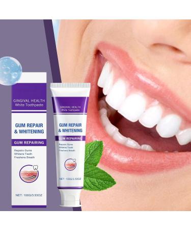Yabauuop Toothpaste for Whitening 100g Tooth Enamel Safe Stain Remover Toothpaste for Stain Removal for Soft Enamel Gum Health Household Travel - Buy Online on GoSupps.com
