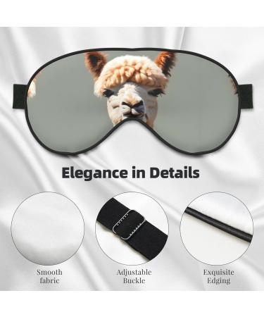 Buy Alpaca Avatar Reversible Polyester Sleep Mask - Adjustable Strap for Ultimate Comfort & Light Blocking | International Shipping Available - Buy Online on GoSupps.com