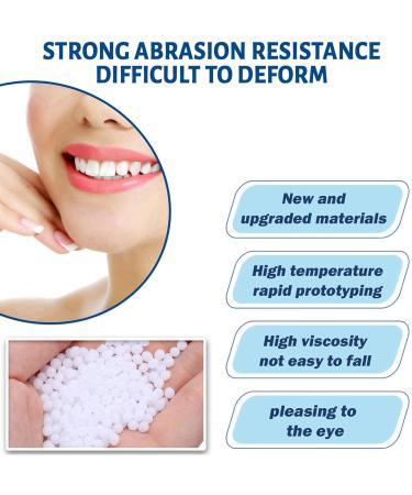 Tooth Filling Kit Temporary Tooth Filling Kits with 5 Tooth Tools Moldable Fake Teeth Beads for Temporary Restoration of Missing & Broken Teeth Replacement Dentures (30ml) 6 - Buy Online on GoSupps.com