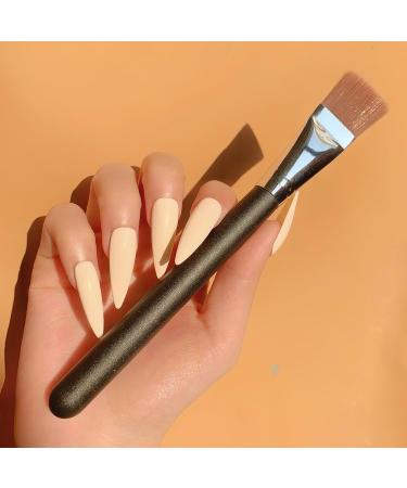 Concealer Brushes - Cosmetics Flat Square Brushes with Fiber Bristles - Natural Looking Supplie for Masque Cream Concealer Foundation Foundation Cream Pre-Makeup - Buy Online on GoSupps.com