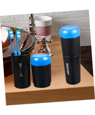 Foytoki Box Toothbrush Holder & Toothpaste Organizer - Travel-Friendly Reusable Toothbrush Cup & Container - Buy Online on GoSupps.com