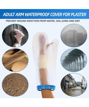 Waterproof Arm Plaster Protection Reusable Shower Cover for Adults | Best Arm Dressing Waterproof Protection - Buy Online on GoSupps.com