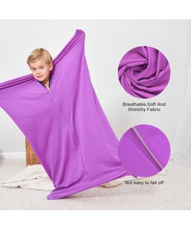 Sensory Sock Large 56'' 27'' by Special Supplies | Full-Body Wrap for Stress Relief and Relaxation in Purple - Buy Online on GoSupps.com