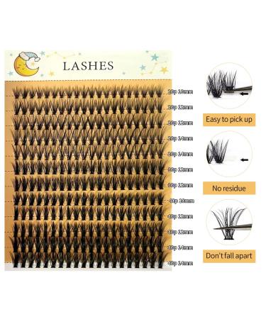 240 Pcs Cluster Lashes Kit - Eyelash Glue DIY Extensions Super Hold Curlers (Rose Gold) | International Shipping - Buy Online on GoSupps.com
