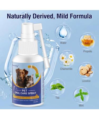 Pet Oral Care Spray Pet Clean Teeth Cleaning Spray for Dogs & Cats Pet Breath Freshener Spray Care Cleaner Teeth Cleaning Spray for Dogs & Cats - Buy Online on GoSupps.com