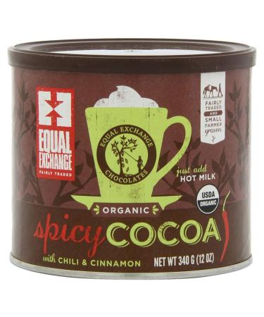 Equal Exchange Organic Spicy Cocoa with Chili & Cinnamon 12 oz (340 g) - Buy Online on GoSupps.com
