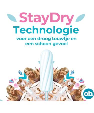 O.B. Original Super Plus Tampons - StayDry Technology for Heavy Days | 16 Pack - Buy Online on GoSupps.com